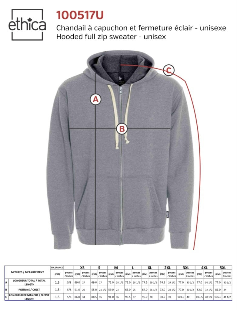 VW Bug Zip Up Hoodie