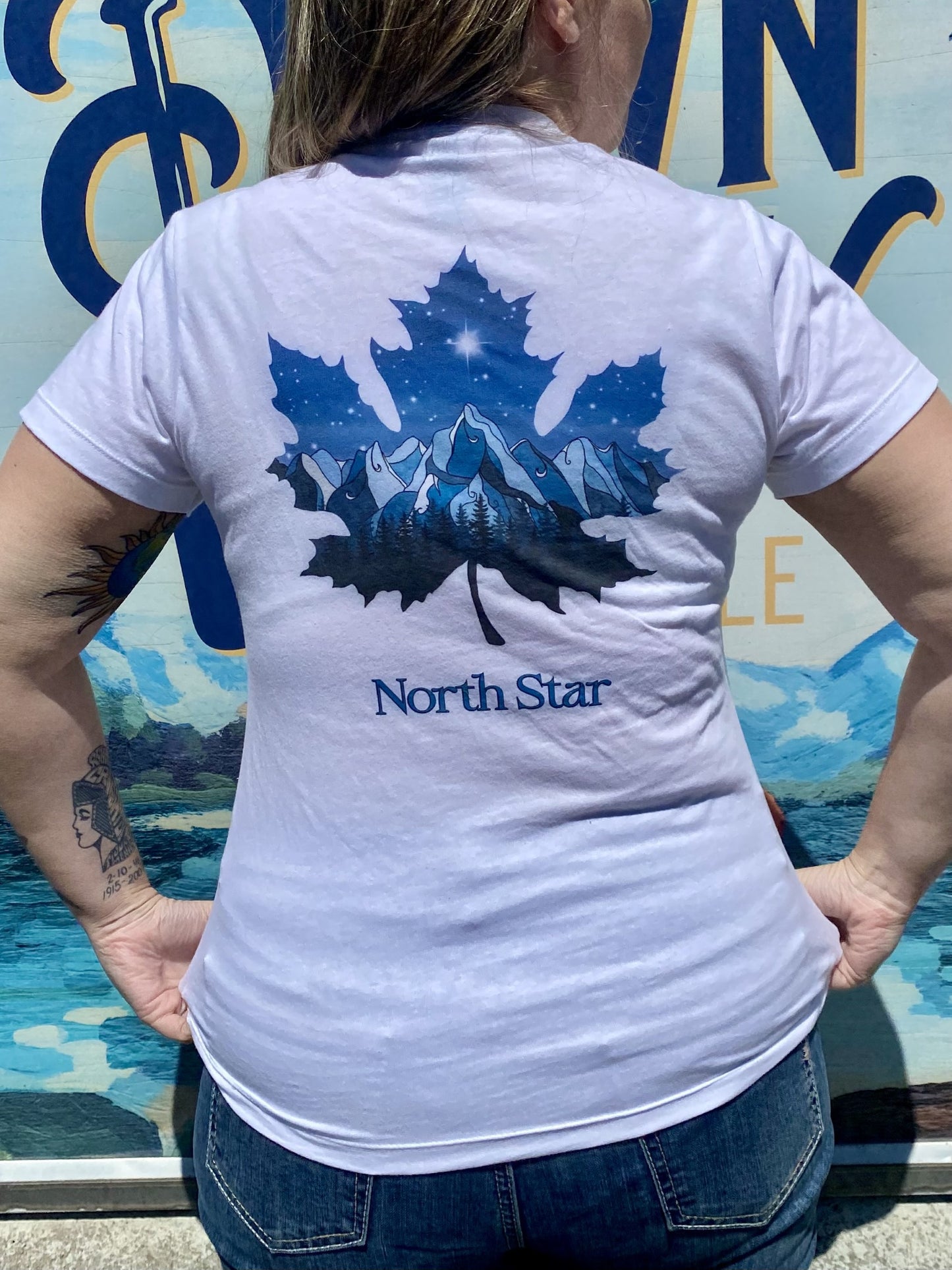 North Star Back Graphic T-Shirt